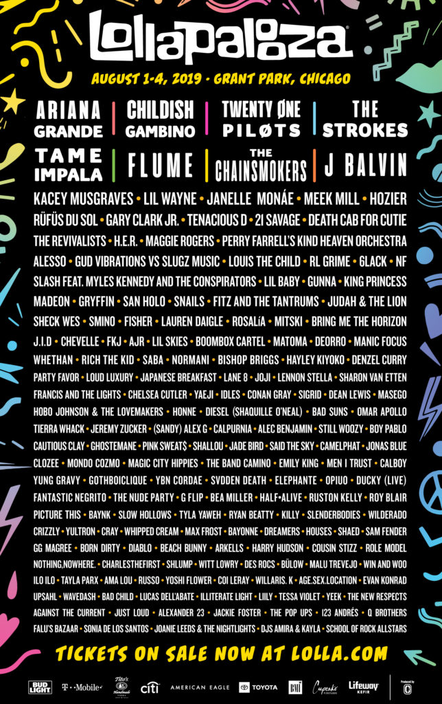 2020 Lollapalooza Chicago Festival | Lolla Lineup, Tickets ...