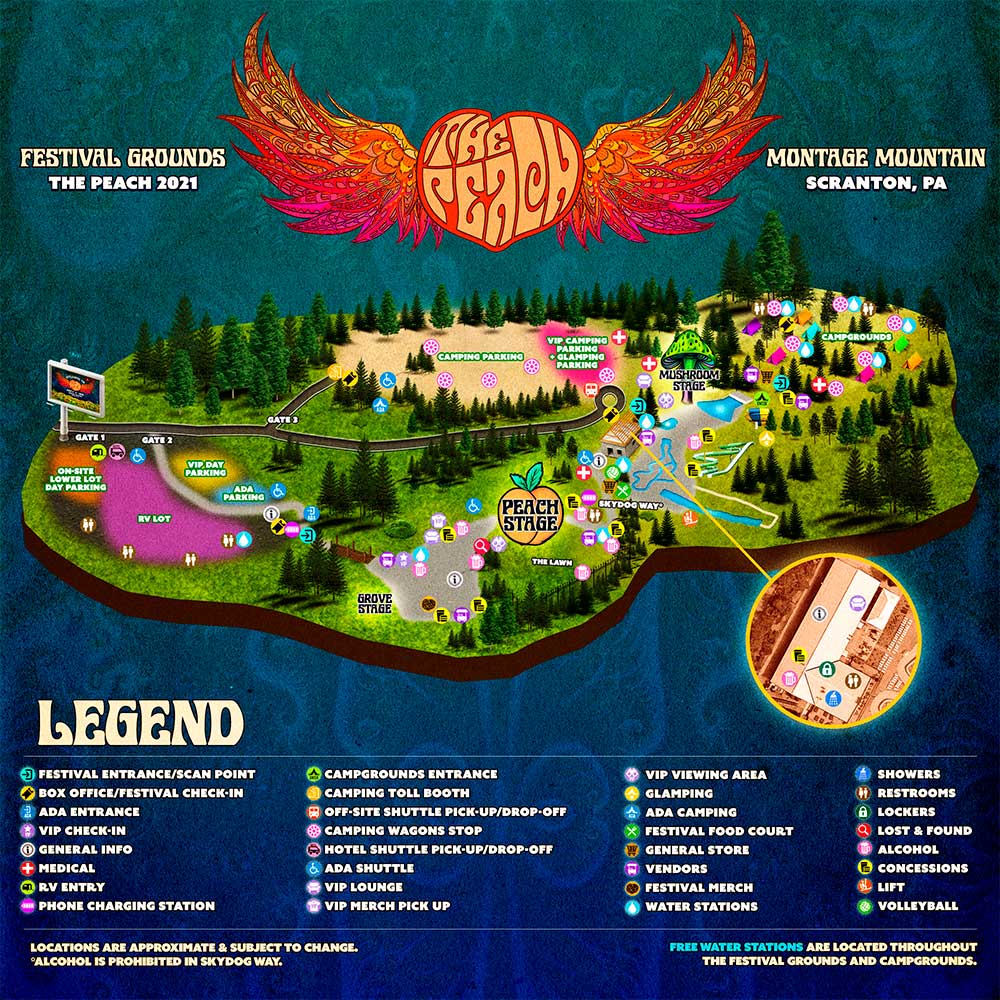 Peach Music Festival 2023 Festival Tickets