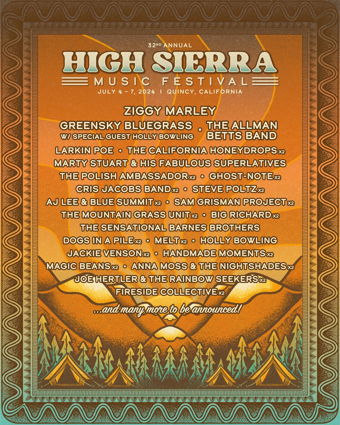 high sierra lineup 2024