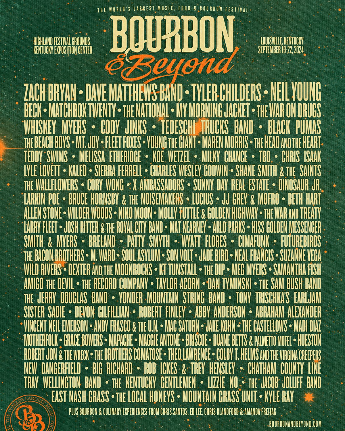 Bourbon and Beyond 2024 Music Festival Louisville, KY