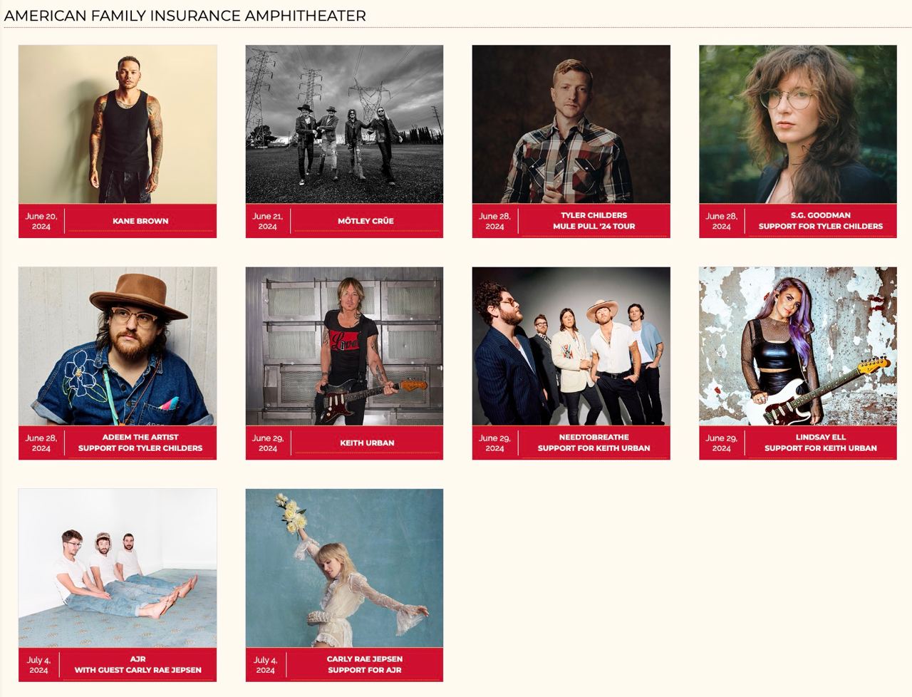 2024 Summerfest Music Festival Lineup and Tickets