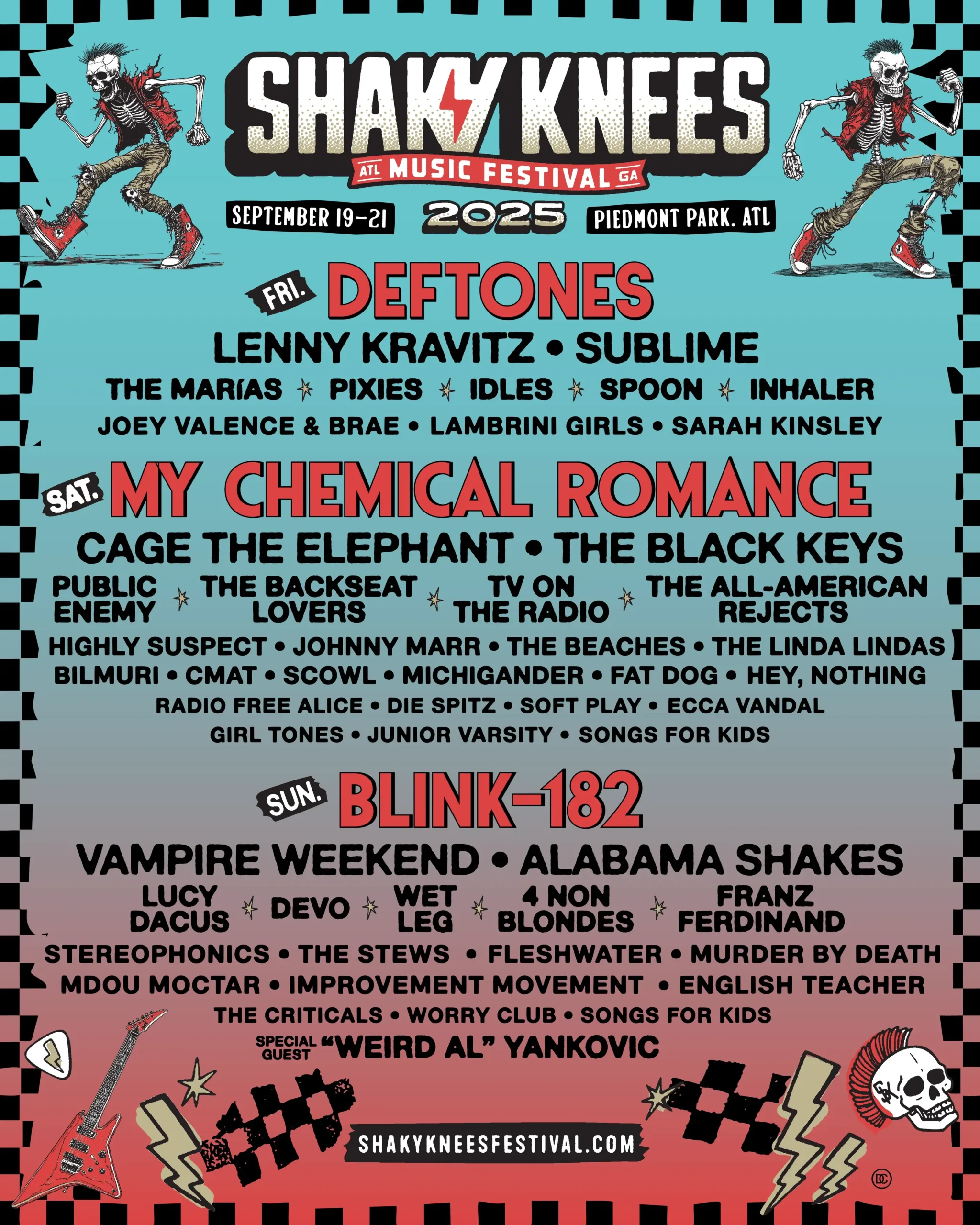 shaky knees lineup 2025
